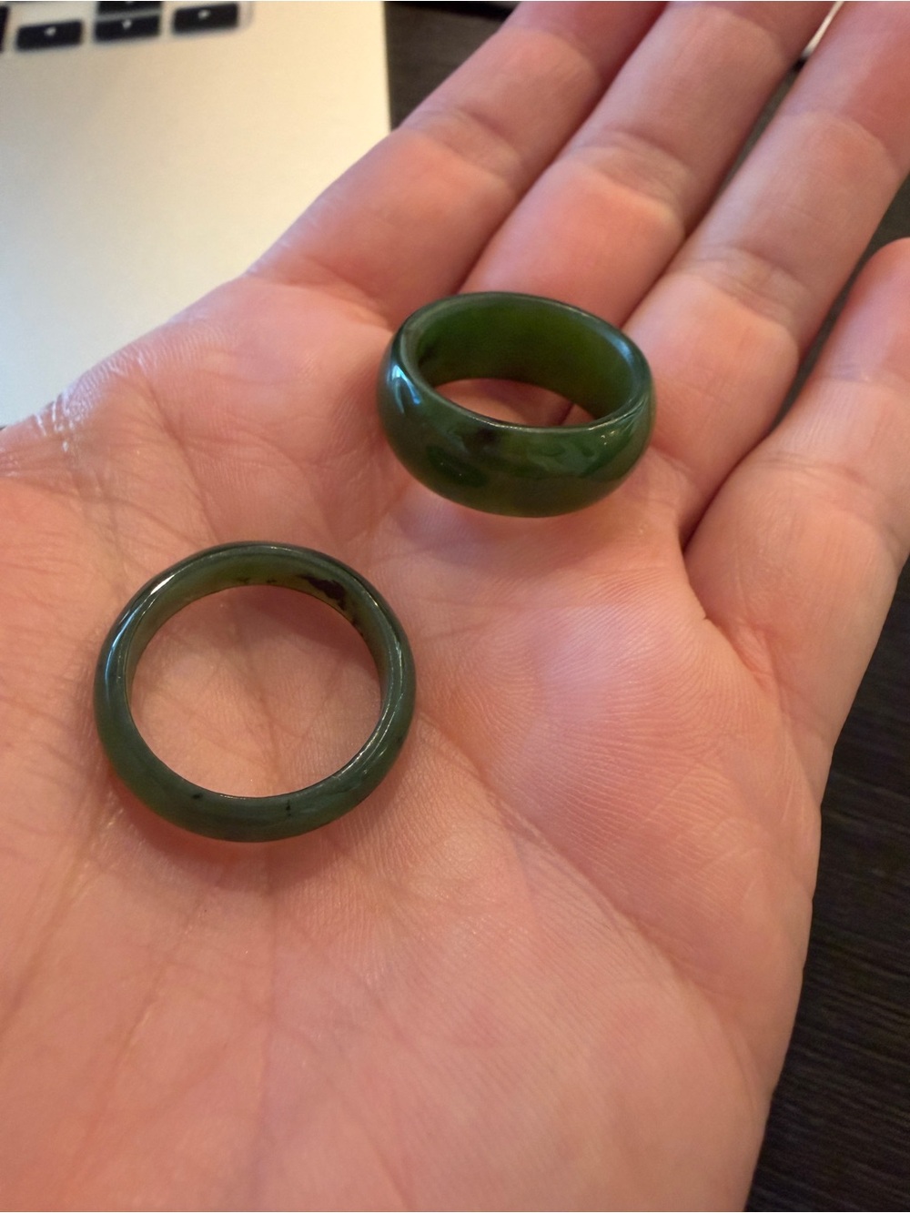Bundle of 2! GENUINE JADE RINGS